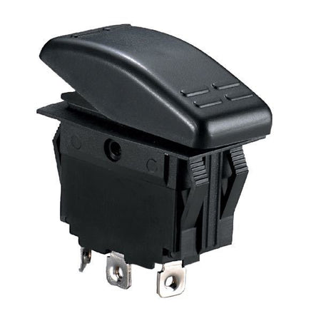 SeaTec kontakt med tre poler til 12V installation, set forfra