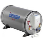 Isotemp varmtvandsbeholder 40l set forfra, klar til installation.