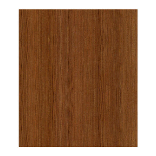 Køleskabs lågepanel i trælook fra 1852, monteret i et bådmiljø