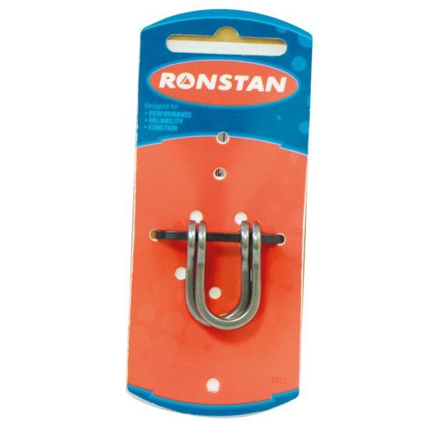 Ronstan standard sjækel 2-pak, vist i nærbillede med fokus på detaljer