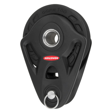 Ronstan serie 100 maste fodblok, vist fra siden med 12mm splitbolt
