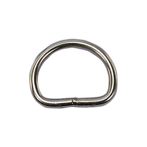SeaTec D-ring rf 4x25mm, synlig forfra, designet til bådudstyr og marinetilbehør