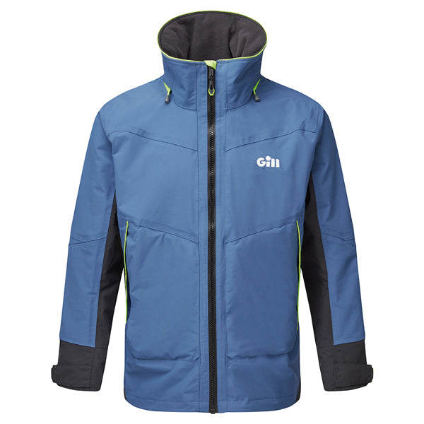 Gill OS32J Coastal jakke set forfra i blå farve