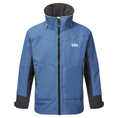 Gill OS32J Coastal jakke set forfra i blå farve