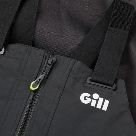 Gill OS33TW Coastal buks i sort, vist bagfra med fokus på funktionalitet.