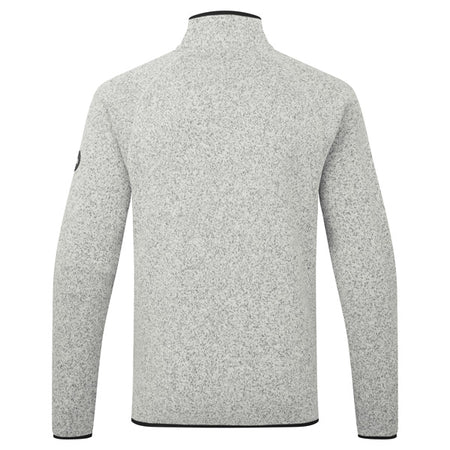 Gill fleece jakke i grå set bagfra på bøjle