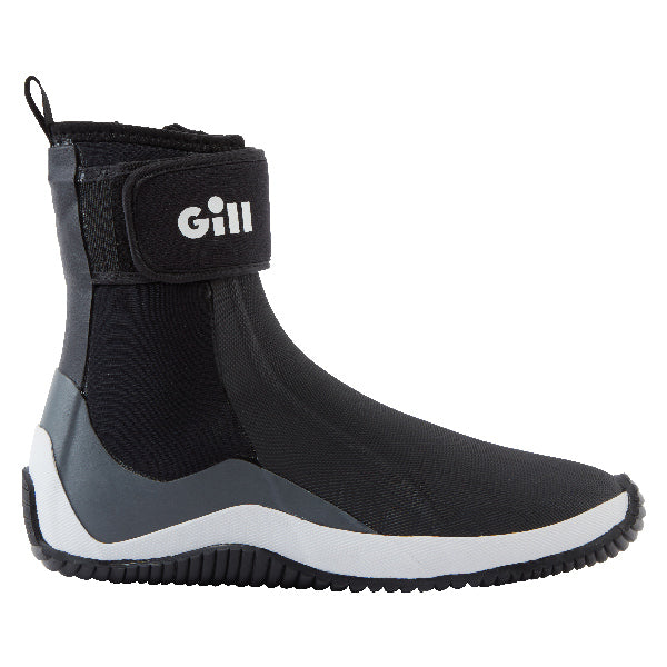 Gill, 966 Aero neopren støvle set forfra, elegant sort design