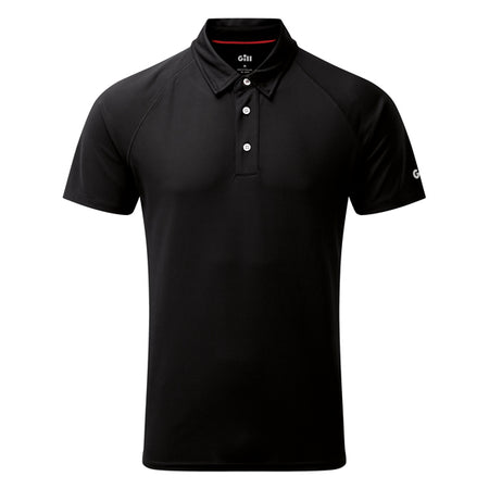 Sort Gill UV008 polo i profil, vist i 3XL størrelse