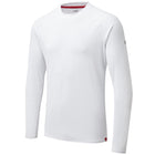 Gill UV011 mænds UV Tec T-shirt i hvid farve, set forfra