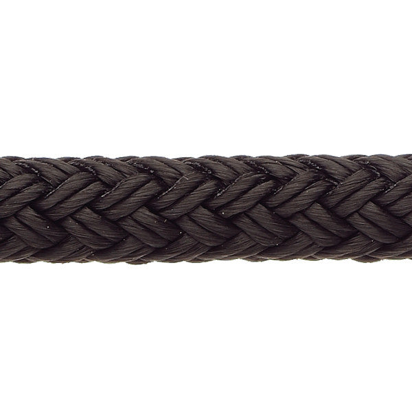 Robline Rio fortøjningsline 18mm i sort farve, set fra siden