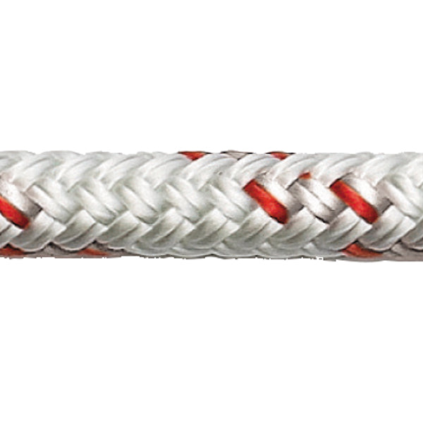 Robline Orion 500 Trimline i hvid/rød farve, 3mm tykkelse, rullet op