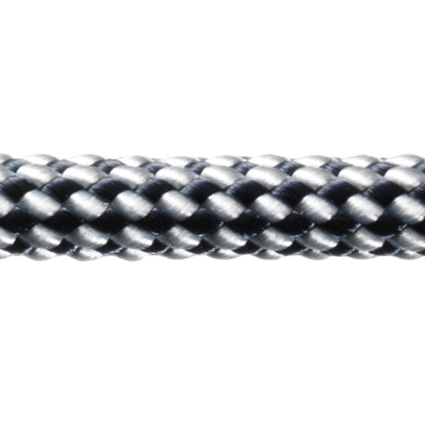 Robline Dinghy Control 6mm i hvid og blå farve, set fra siden.