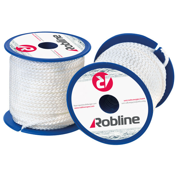 Robline Mini Universal line 2mm i hvid boks, 10 stk, 40m vises samlet.