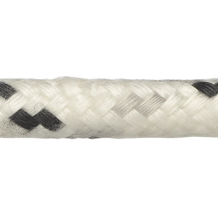 Robline Neptun 500 skøde tov i hvid og sort, 6mm tykt, 1 meter langt.