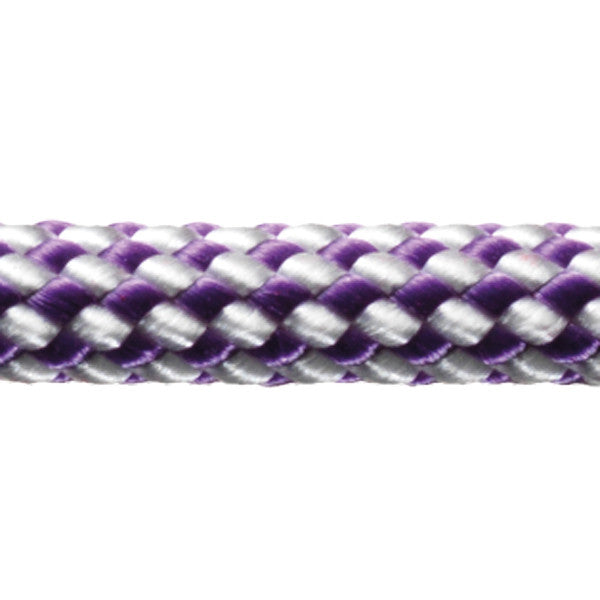 Robline Dinghy Control 3mm i hvid og lilla, vist fra siden