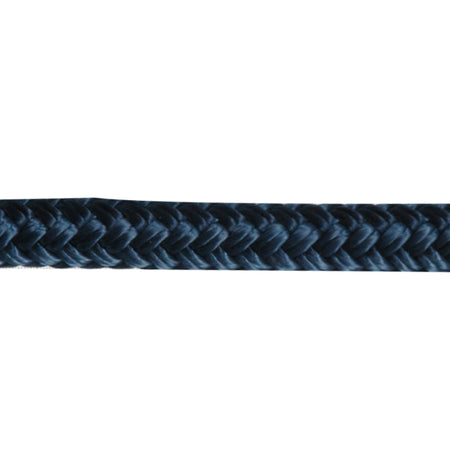 Robline fortøjningstov i navy farve, 16mm i tykkelse, set på en båd.
