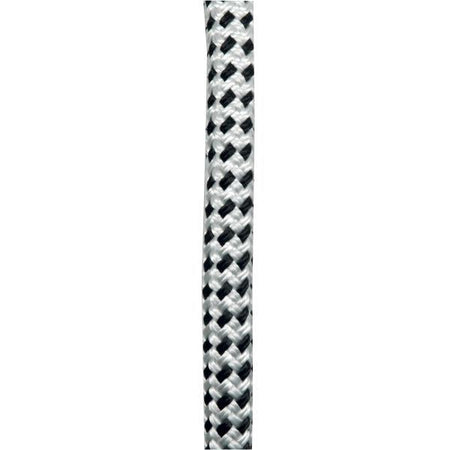 Robline fortøjningstov i hvid/sort, 12mm tykkelse og 6 meter længde.