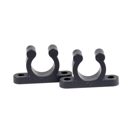 SeaTec Nylonclips 25mm med udvendig hul, set fra siden i naturlig lys.