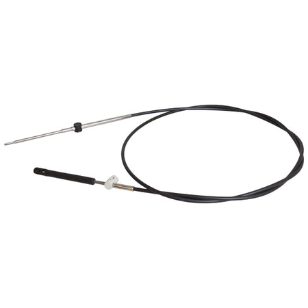 Riviera kontrol kabel F05 til Mercury Mariner, 8 fod, ligger på en hvid baggrund.