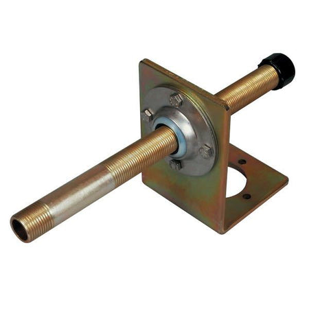 Ultraflex Motorbrøndsbeslag S55 monteret på en båd, set fra siden.