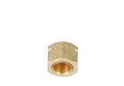 Ultraflex 3/8" slangeomløber i messing med klar finish