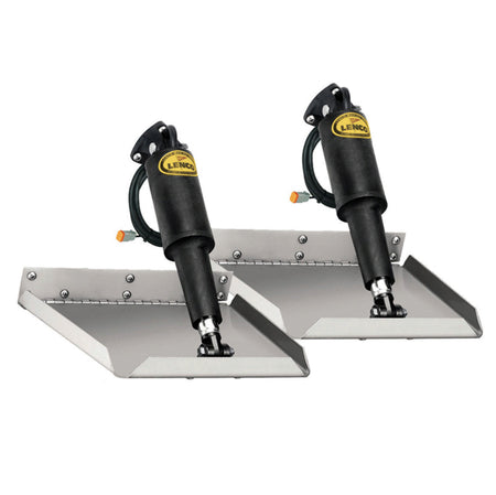 Lenco trimplan 9x9" set forfra med monteringsdetaljer