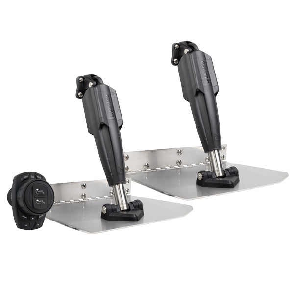 Lenco 9" x 12" Trim Tab Kit monteret på bådens agterende