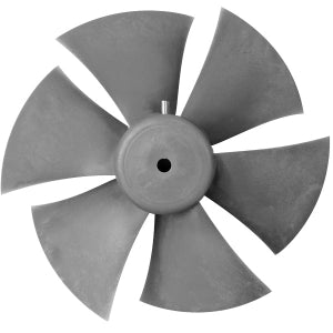 Max Power propel Ø315mm set forfra, klar til montering på båd.