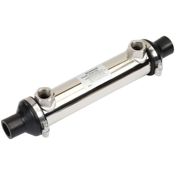 Oliekøler Bowman dc90 1/2" til båd med vandindgang på 28mm