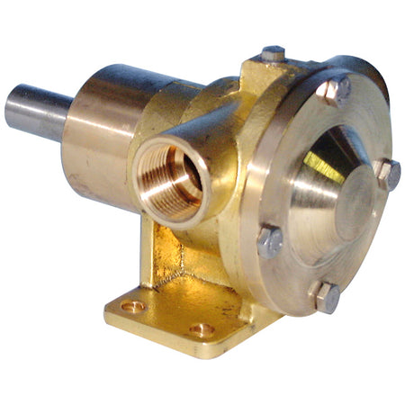 SeaTec impeller pumpe 3/4" set fra siden med tilslutninger