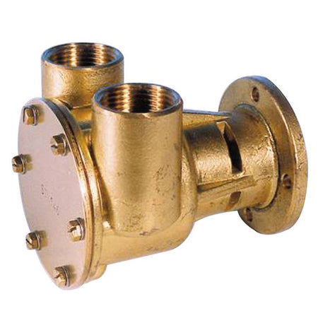 SeaTec pumpe med flange, set forfra, klar til installation
