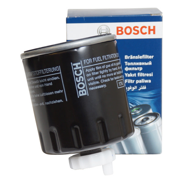 Bosch brændstoffilter N4291 til Perkins med tydeligt logo og design