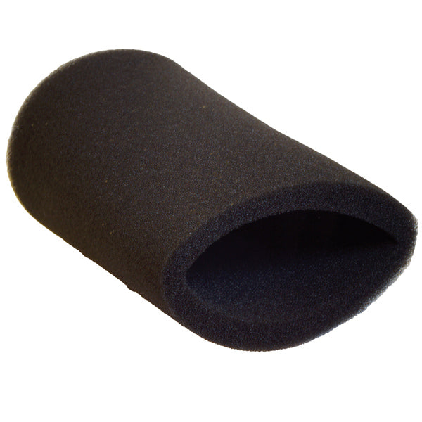 SeaTec luftfilter til Volvo D2, set fra siden med klare detaljer.