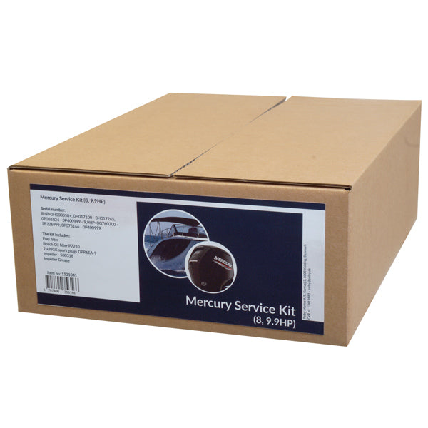 Servicekit fra SeaTec til Mercury motor, detaljeret visning