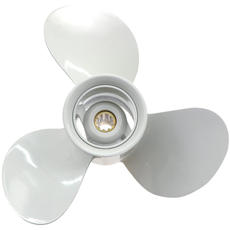 Polastorm Propel propeller 9 7/8" x 12" til Yamaha set forfra