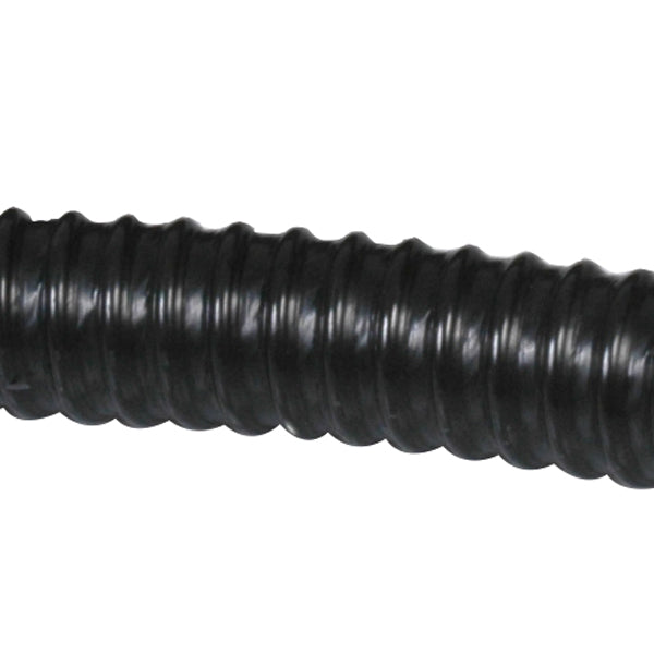 SeaTec spiralsugeslange 32mm sort, præsenteret i en bøjning