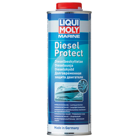 Liqui Moly Dieselbeskyttelse i brug på bådenes brændstoftank