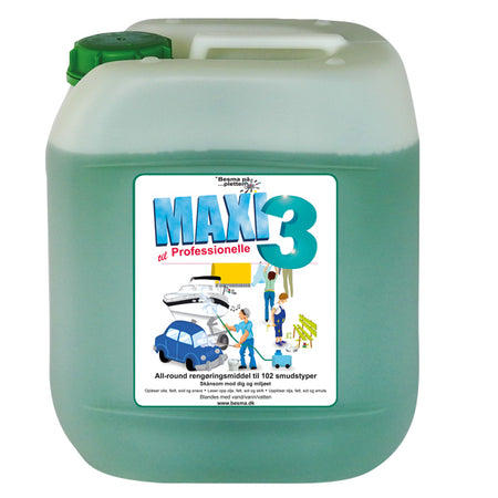 Maxi 3 vaske- og rengøringsmiddel i 5 liters dunk, velegnet til bådpleje