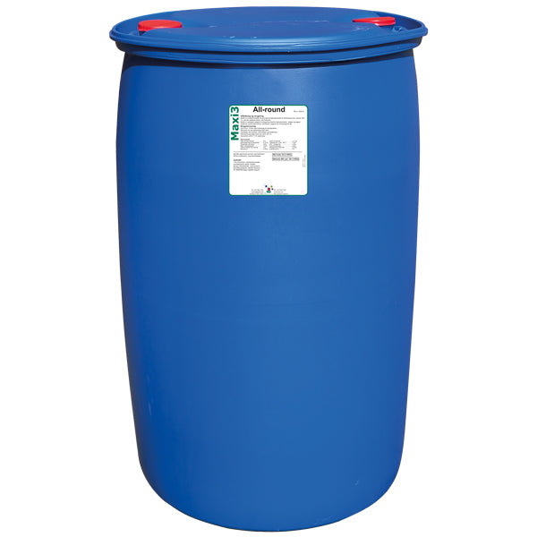 Maxi 3 vaske- og rengøringsmiddel i 20 liters dunk, klar til brug på båden.