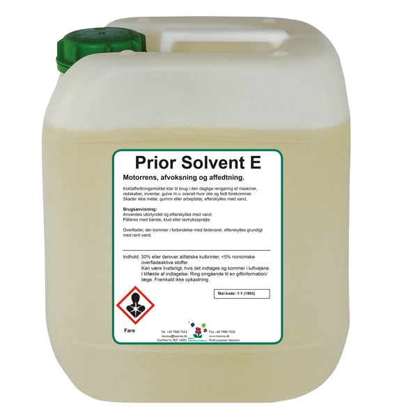 Besma Motorrens affedter Prior Solvent E i 5 liters beholder