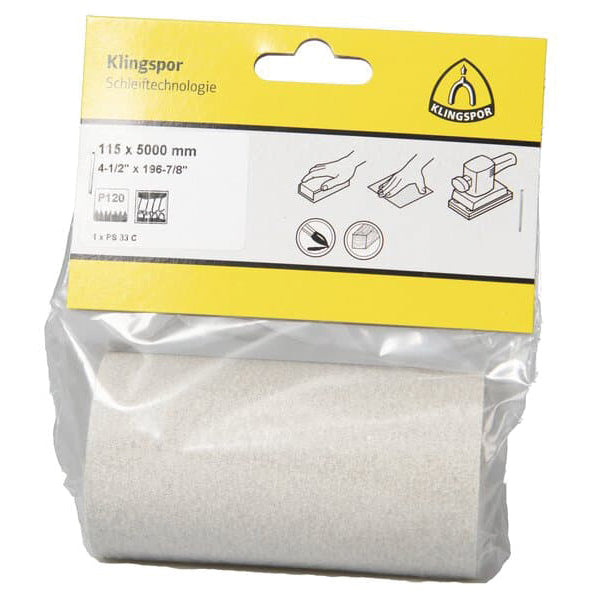 Klingspor, SeaTec, Klingspor Sliberulle PS33 P80 11,5 cm x 5 meter