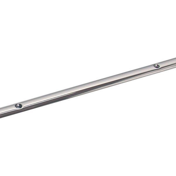 SeaTec kølskinne i rustfrit stål, halv rund 19mm, 2,5m langt