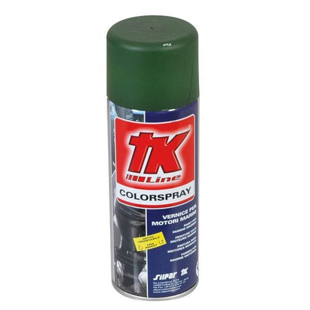 TK Line spraymaling i Caterpillar gul, stående på hvid baggrund