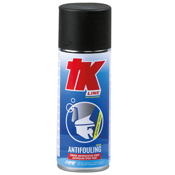 TK Line antifouling drevmaling i sort, vist i dåse.