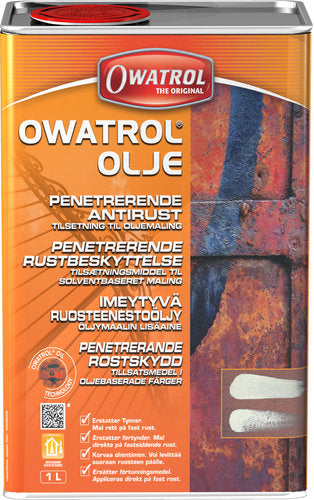 Owatrol, penetrerende olie i 5L beholder, set forfra