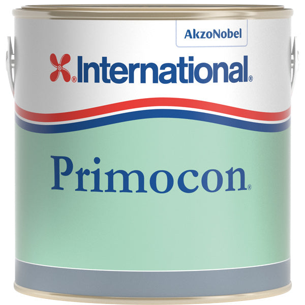 International Primocon primer i grå farve, præsenteret i 2.5 L dåse