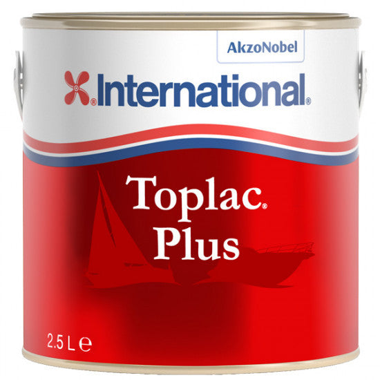 International Toplac Plus Platinium grå 750 ML med pensel til lakering af båd
