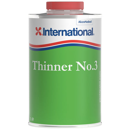 International Fortynder Nr 3 5 L i en metalbeholder, set fra siden
