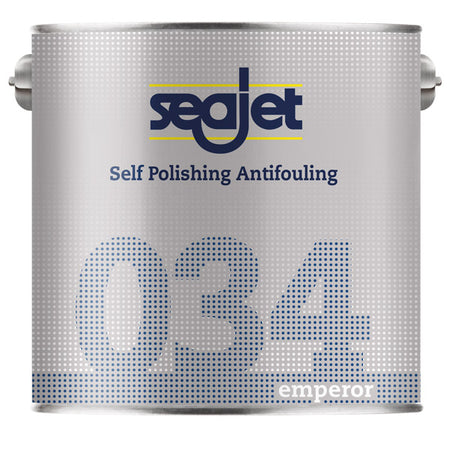 SeaJet 034 hybrid/hard bundmaling i hvid metaldåse på hvid baggrund