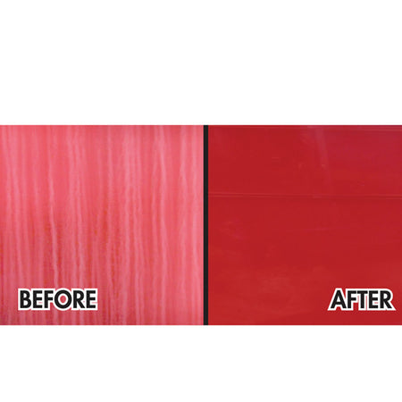 Anvendelse af Star Brite Fiberglass Color Restorer på bådens overflade